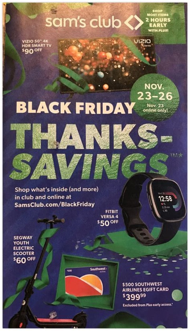 Unveiling the Excitement of Sam's Club Black Friday